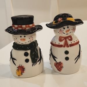 Snowmen Salt and Pepper shakers